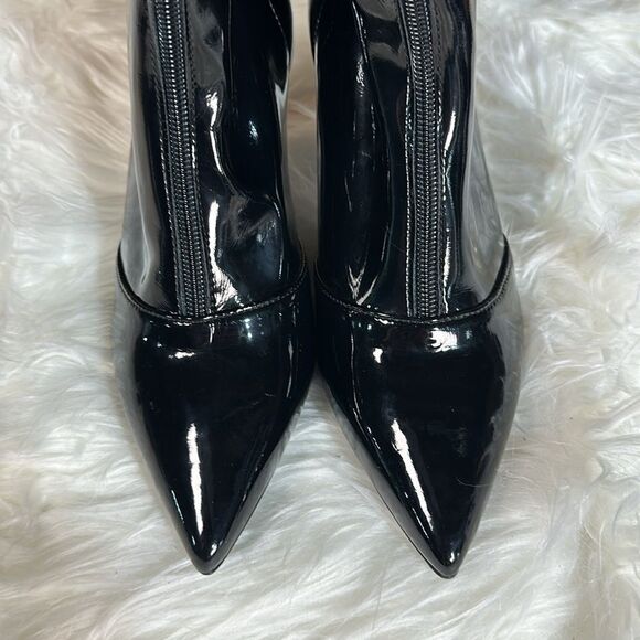 New heeled patent leather ankle booties - Picture 5 of 8